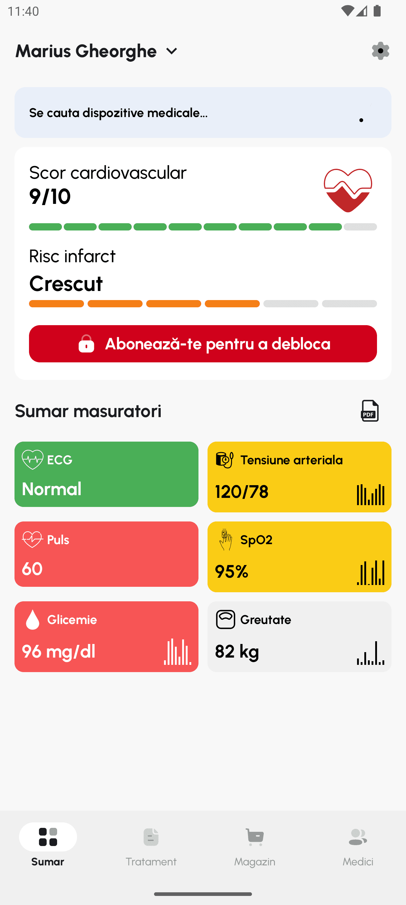 Aplicația Defiro Health pentru pacienți și medici