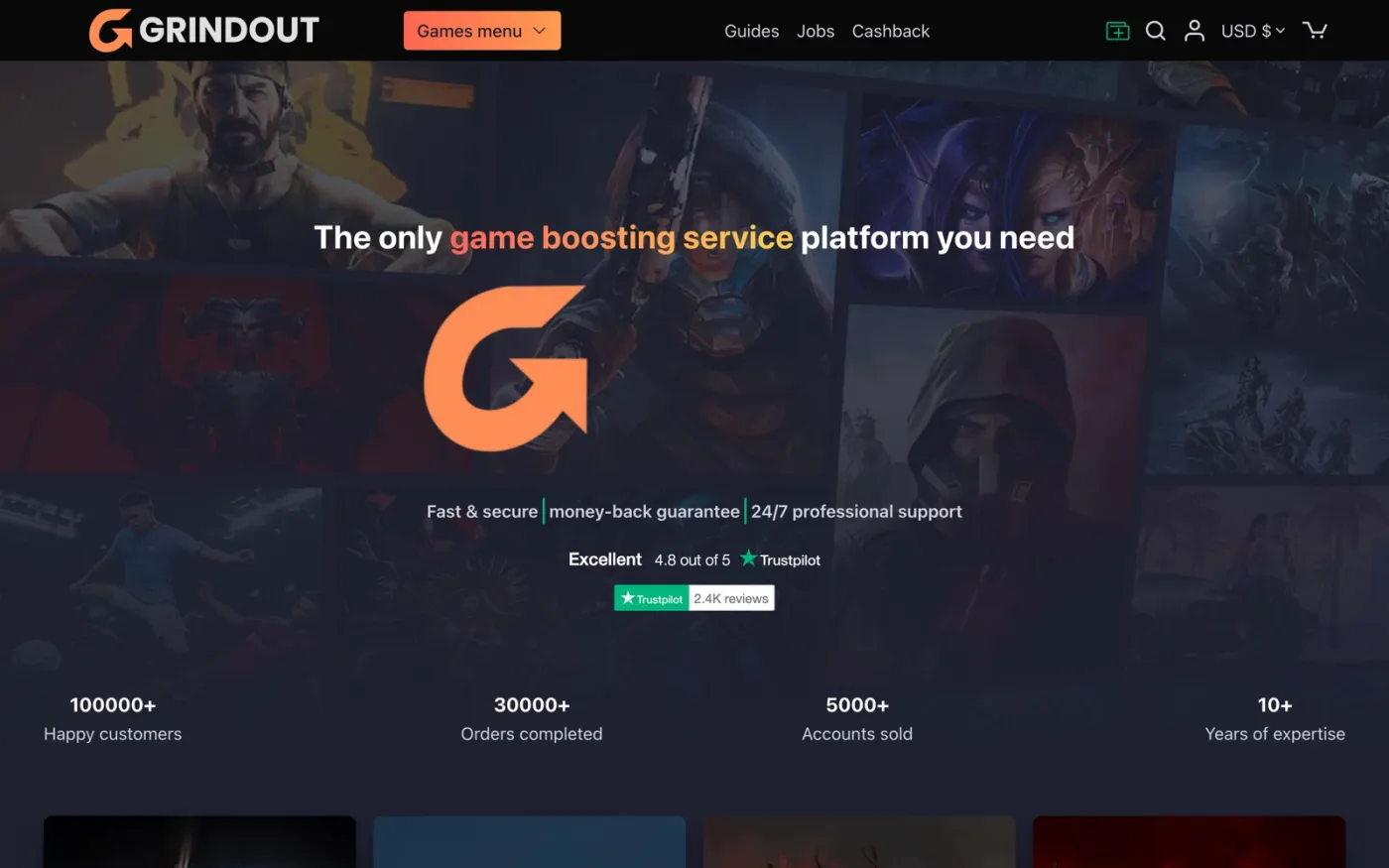 Grindout: 1,000+ active clients at 99.9% uptime