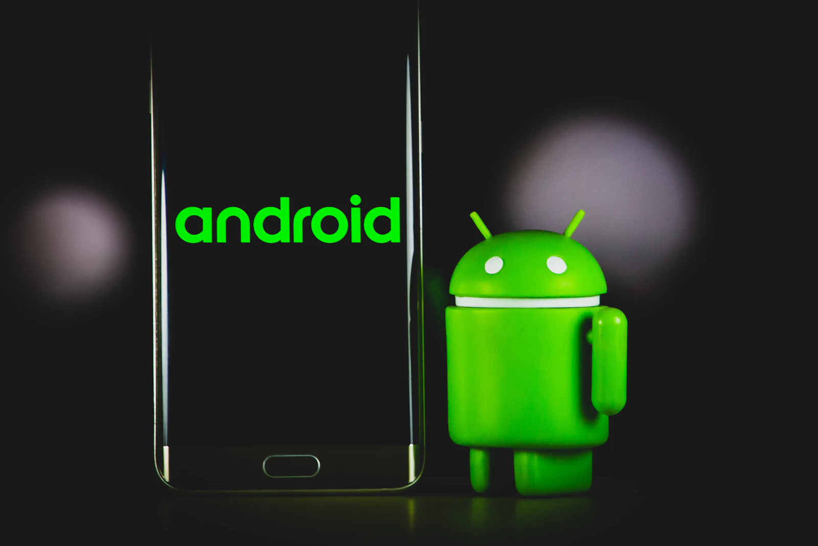 Various Android smartphones and tablets displaying a running mobile app