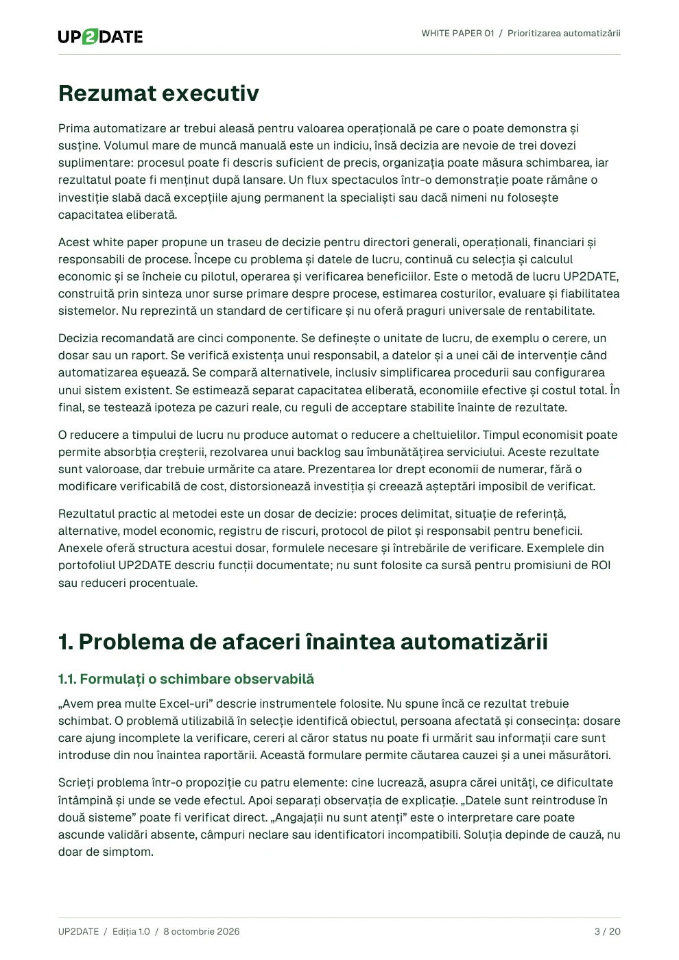 Pagina 3 din Ce proces merită automatizat primul?